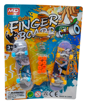 Набор пальчиковый скейт Fingerboard 2в1 с ремкомплеком
