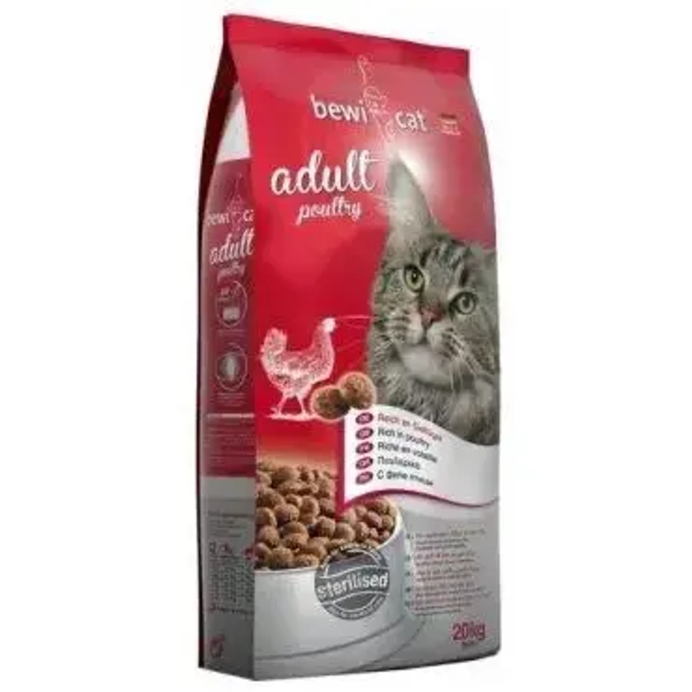 BEWI CAT (Беви Кет) Adult Poultry Сухой корм для взрослых кошек с домашней птицей