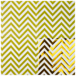 Салфетки с фольгированным золотыми зигзагами, 33 см, 12 шт