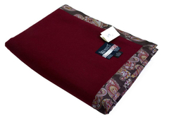 Плед двусторонний 130х180 Orient 262/627 от Eagle гранатовый