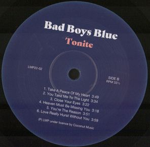 Bad Boys Blue / Tonite (LP)