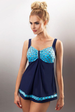 Купальник-танкини Ancona (Размер: 38) (Цвет: синий с голубым)