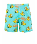 Шорты муж. MC Saint Barth GUSTAVIA DUCKY голубой уточка с шампанским акваланг