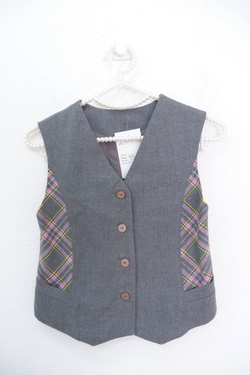 Жилет серый школьный на 12 лет