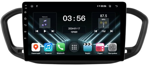 Магнитола для Lada Vesta NG 2023+ (без ШГУ) - FarCar DX10-7289A10 монитор 10" IPS на Android 13, 4+64Гб, CarPlay