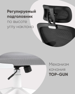 Кресло офисное TopChairs Airone черный