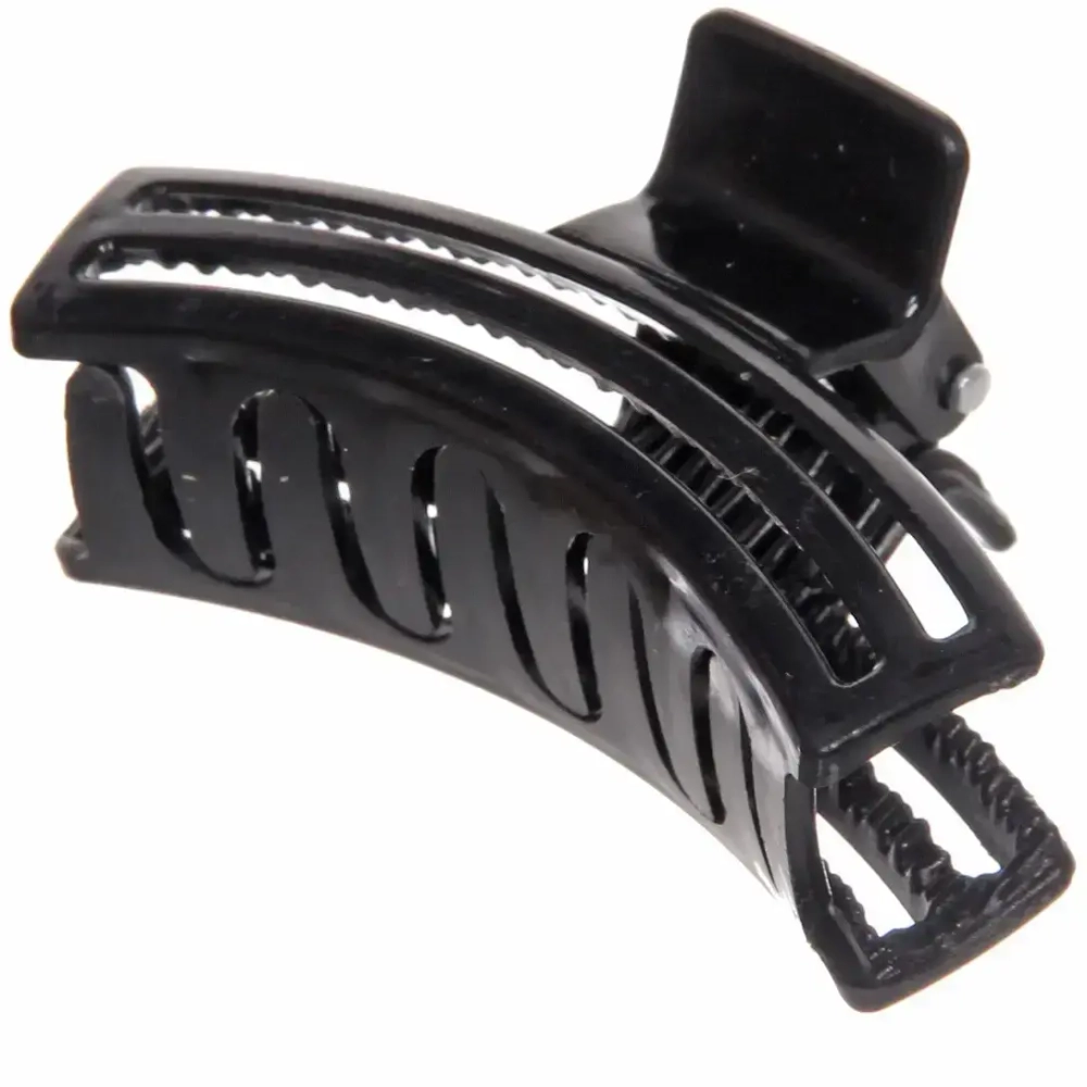 Заколка-краб для волос «Amelia - Strips», микс 6 цветов, 6*2,5*2см, ( в индивид. пакете со стикером)