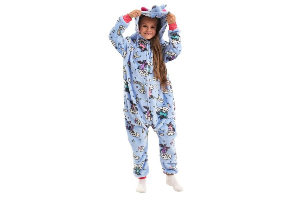 Кигуруми для детей Funfur Единорог Летящий Zip XS