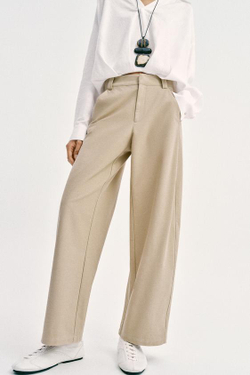 ZARA БРЮКИ BARREL, РЫЖЕВАТО-КОРИЧНЕВЫЙ