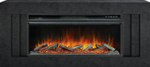 Каминокомплект Line 42 Dark Grey - Темный серый с очагом Vision 42 LOG LED