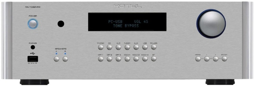 Интегральный усилитель Rotel RA-1592 MKII, серебристый
