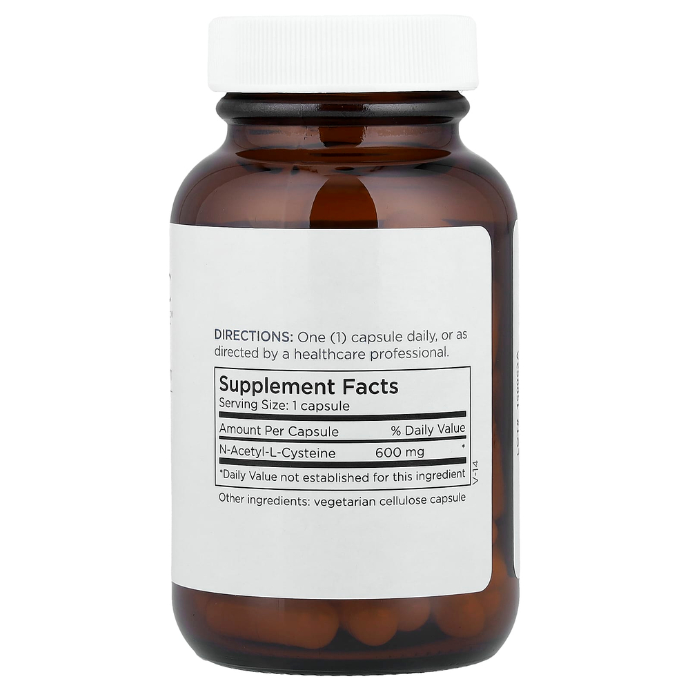 Metabolic Maintenance, NAC, 600 мг, 60 капсул