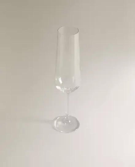ZARA HOME БОКАЛ ИЗ ПРОЗРАЧНОГО ХРУСТАЛЯ, ПРОЗРАЧНЫЙ