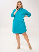 Платье-рубашка с карманами