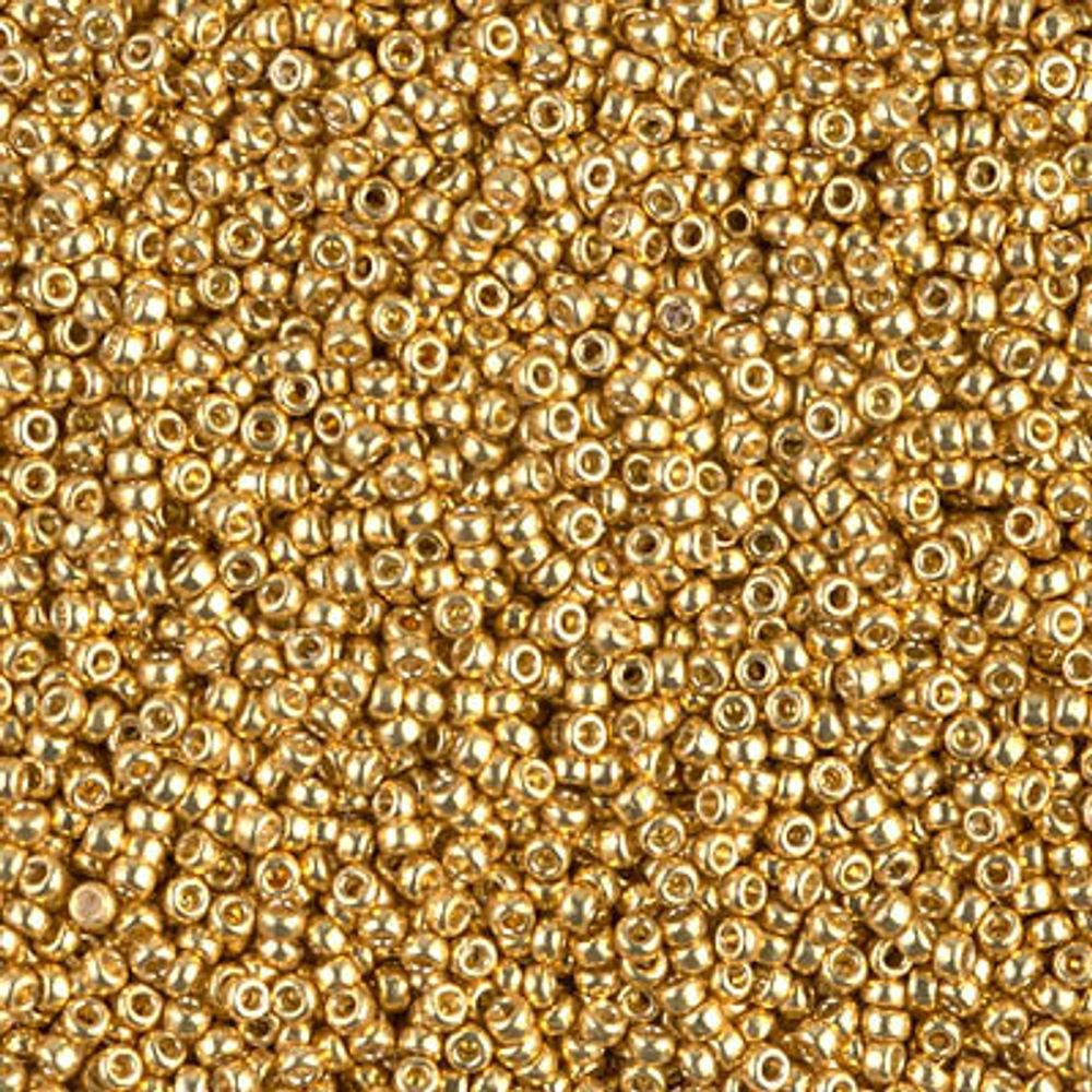 Miyuki Seed Beads 15/0 Duracoat Galvanized Gold SB4202