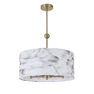 Люстра на штанге 5*E14 V000581 13036/5R Brass бронза Venato Indigo