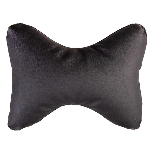 Подушка - подголовник Skyway экокожа 30 х 20 см черная
