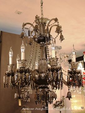 replica BACCARAT ZÉNITH CHANDELIER ( 8 lights + black )