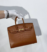 Сумка Hermes из кожи крокодила 20 см, арт. 466225110