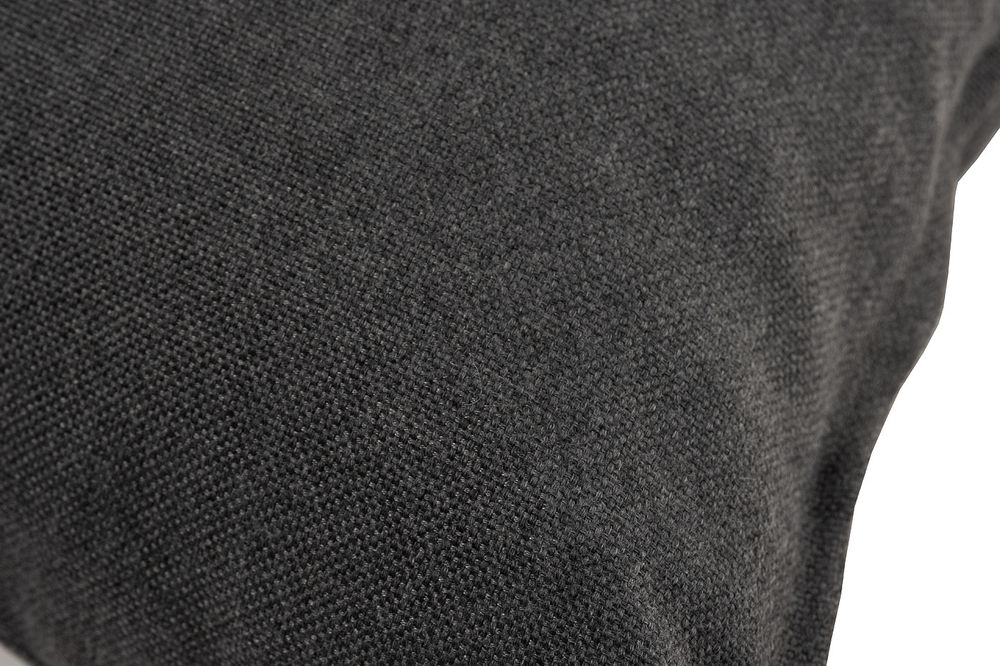 Декоративная подушка для мебели 50х43 см, цвет темно-серый 027