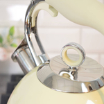 Чайник 3л со свистком, индукция, цвет молочный