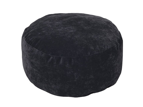 Пуф Шайба микровельвет темно-серый