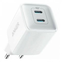Сетевое зарядное устройство Anker PowerPort 521 Nano Pro 40 W 2xUSB-C (A2038G21), белый