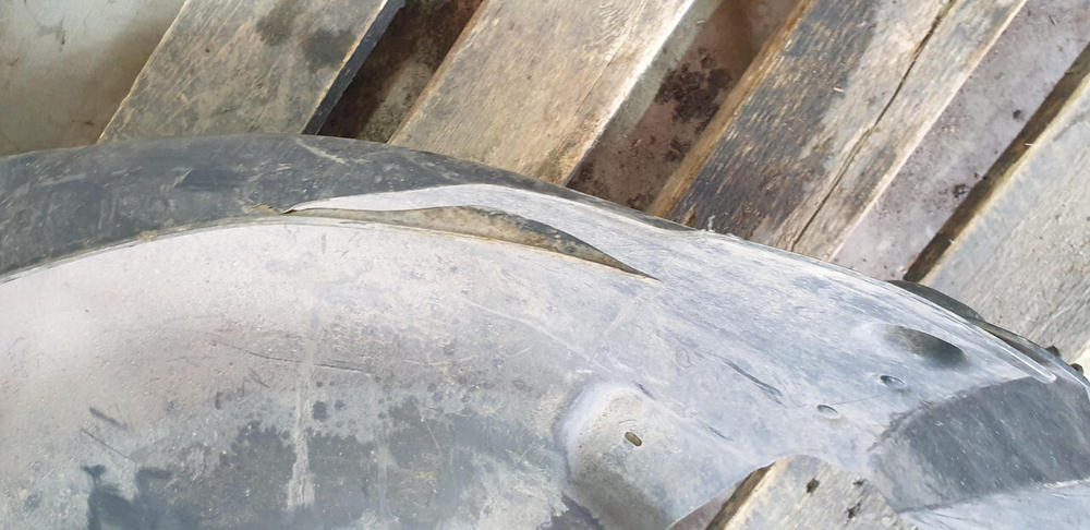 Подкрылок задний правый Skoda Rapid 1 12-20 Б/У Оригинал 5JA810970B