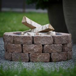 Кострище Concretika Старый город 80 см x 3 ур. кладки