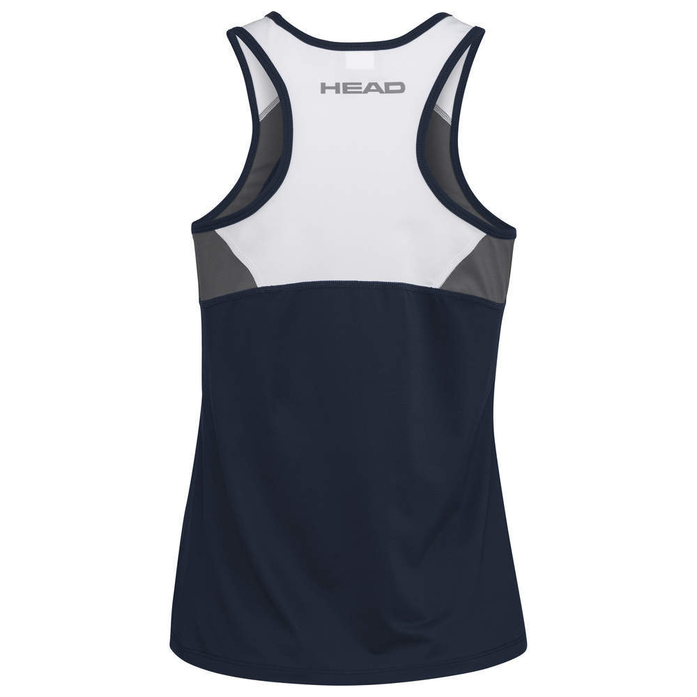 Футболка для девочки теннисная Head Club 22 Tank Top G - dark blue