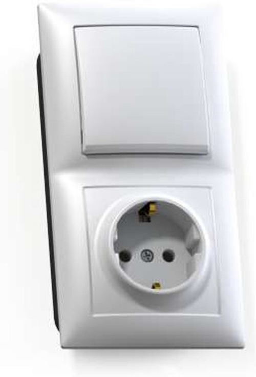 Блок Сп БКВР-410 1-кл вкл+роз с заземлением