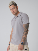 Футболка поло Город Горький серая какао