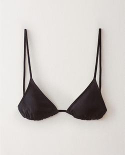 ZARA HOME БИКИНИ ТОП С ТРЕУГОЛЬНЫМИ ЧАШКАМИ, ЧЕРНЫЙ