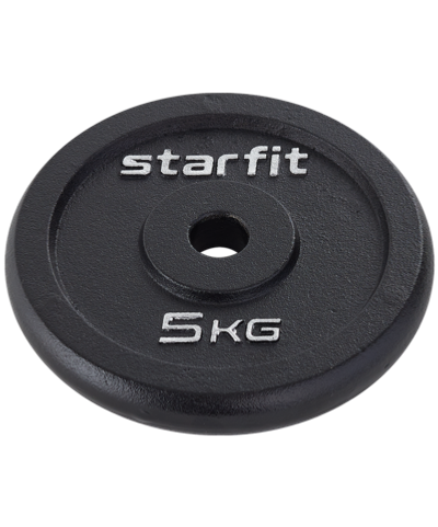 Диск чугунный BB-204 d=26 мм, черный, 5 кг