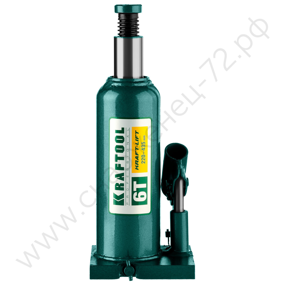 KRAFTOOL KRAFT-LIFT, 6 т, 216 - 413 мм, бутылочный гидравлический домкрат (43462-6)