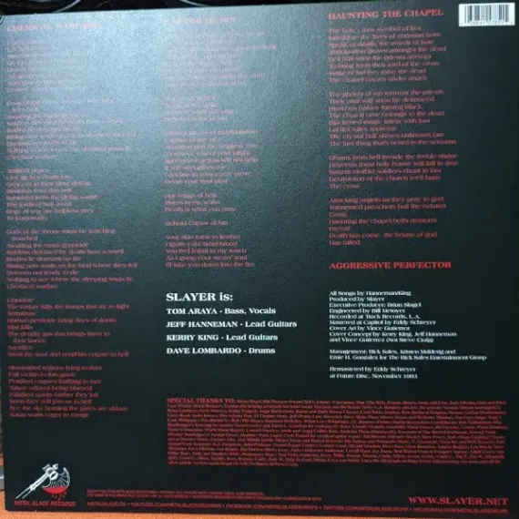 Slayer – Haunting The Chapel LP