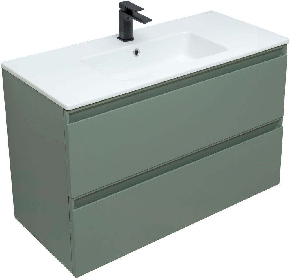 Тумба с раковиной Allen Brau Eclipse 1.E1003.CGM 100 cement grey matt
