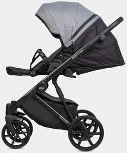 Детская коляска Riko Basic Montana Plus 2 в 1 40 Graphite графит+серый