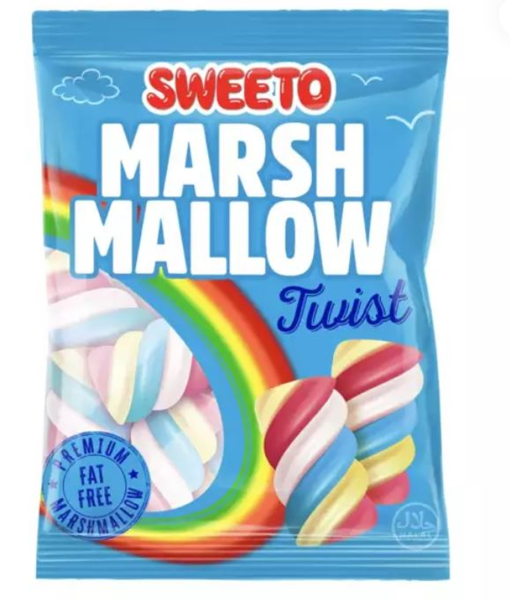Маршмеллоу SWEETO Косичка 140г*12шт