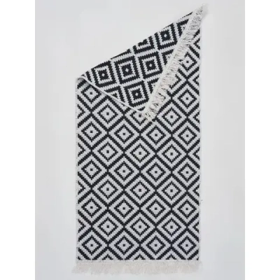 Коврик из хлопка KILIM GOLD 80серый-черный, Турция 57634