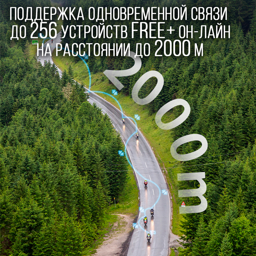 Мотогарнитура Freedconn FREE+, для мото