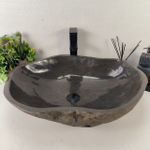 Раковина из речного камня RS-65018 62*48*15 0858