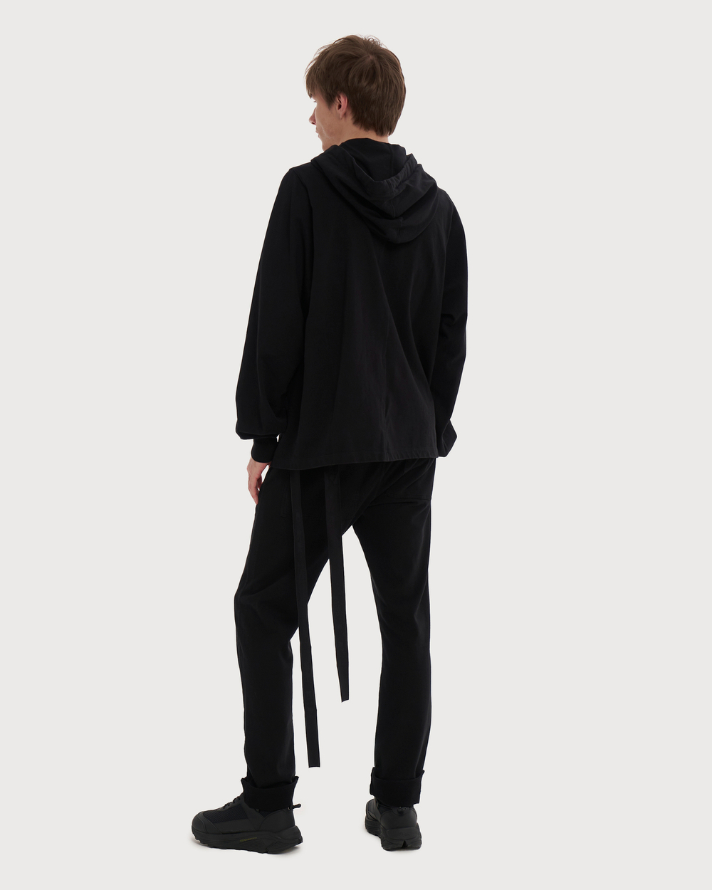 RICK OWENS DRKSHDW БРЮКИ ЧЕРНЫЕ BERLIN DRAWSTRING