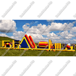 Надувная полоса препятствий "Веселые старты"