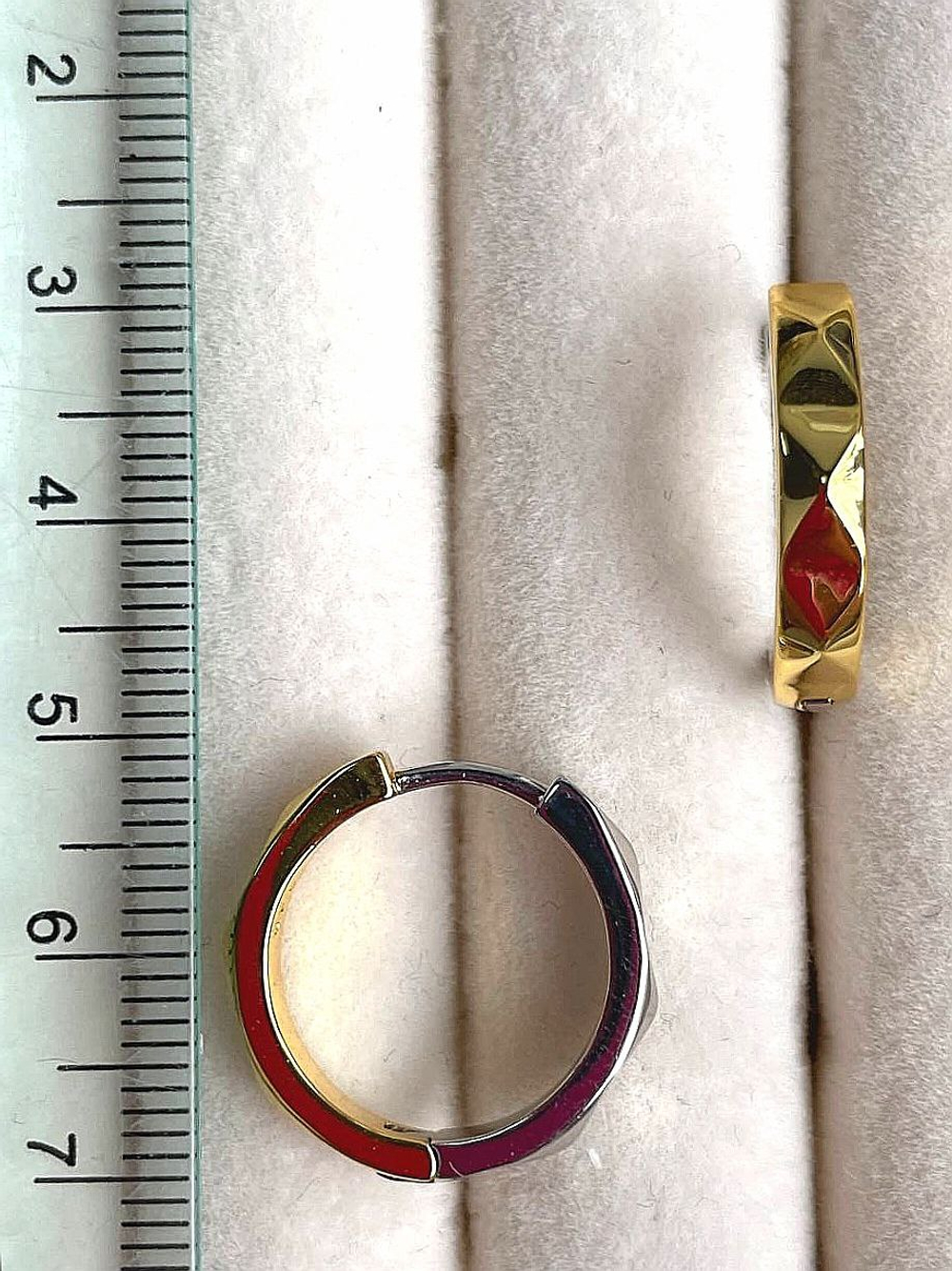 111480 Швензы-Конго граненые, 20*3 мм, биколор, пара