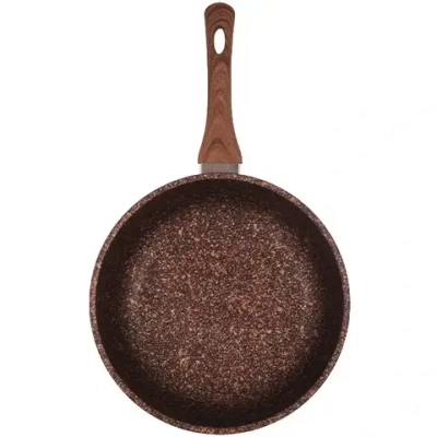 Сковорода 28*6,5см с ручкой «Granit Ultra Induction» (red) сгаи280а