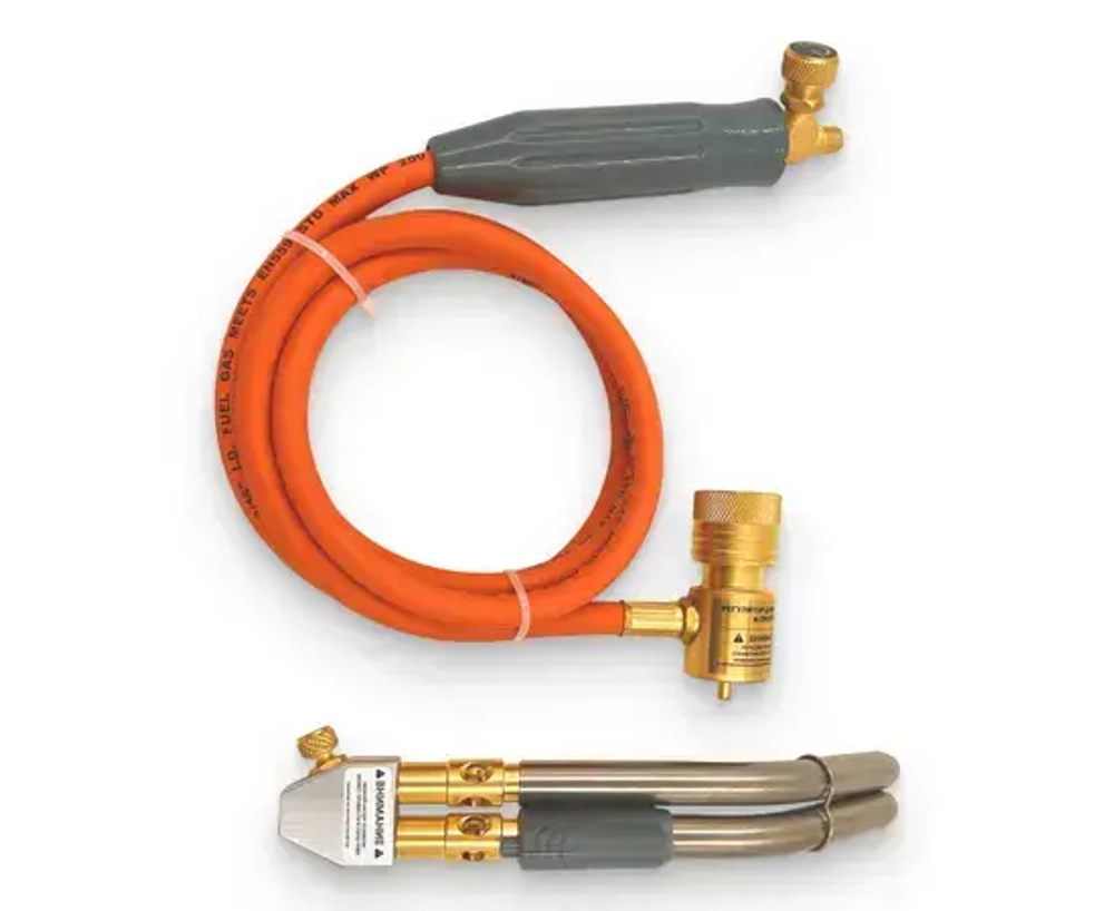 Горелка MAPP BAVIS-WT-10 со шлангом (два сопла, пьезоподжиг, регулировка)