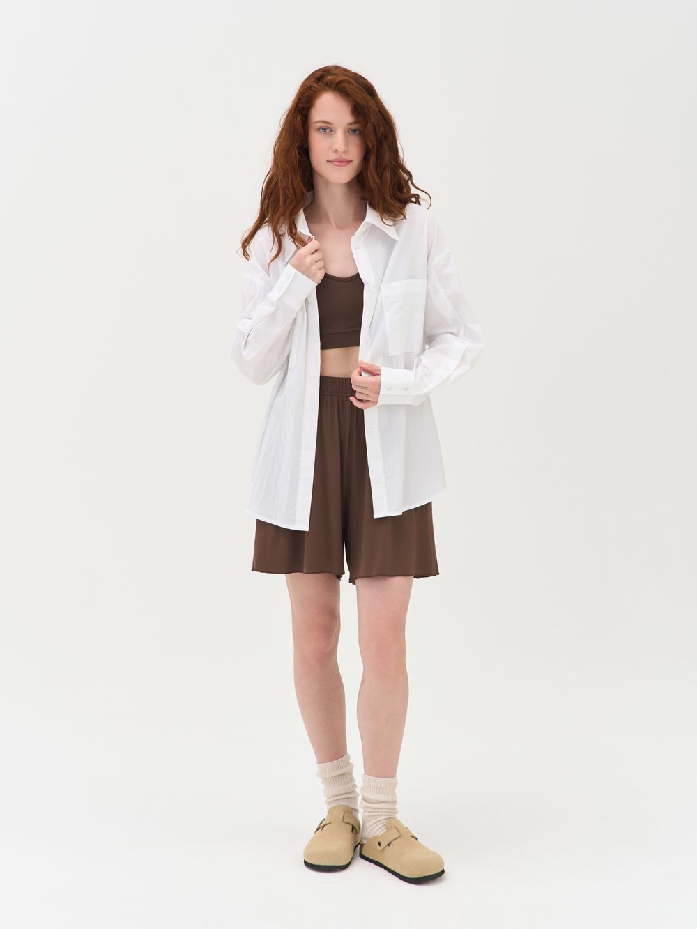 Шорты домашние "Шоколад" женские