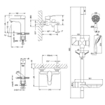 Комплект смесителей Lemark Point LM0380C Хром