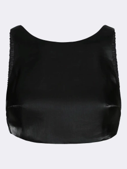 Кроп-топ черный OLA OLA